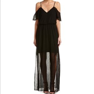 Ella Moss Black Eyelet Maxi Dress